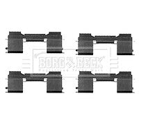 Borg & Beck - FITTING KIT - PADS - BBK1304 - Fits: Citroen Relay,Peug Boxer 06-