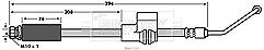 Borg & Beck - BRAKE HOSE - BBH7769 - Fits: Ford Fiesta ST150 2.0 05-08