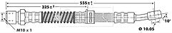 Borg & Beck - BRAKE HOSE - BBH6941 - Fits: Daewoo Leganza (KLAV)