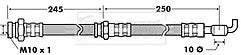 Borg & Beck - BRAKE HOSE - BBH7433 - Fits: Ford Ranger,Mazda B,BT-50