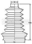 First Line - CV JOINT BOOT KIT - FCB6202 - Fits: Mercedes A Class