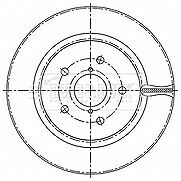 Borg & Beck - BRAKE DISC PAIR - BBD5522 - Fits: Outback 04/15-