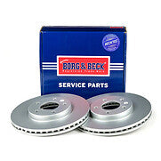 Borg & Beck - BRAKE DISC PAIR - BBD4797 - Fits: Vauxhall Astra 09-