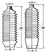 First Line - STEERING GAITER KIT - FSG3343 - Fits: Mitsubishi Shogun 00-on