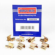 Borg & Beck - FITTING KIT - PADS - BBK1204 - Fits: Citroen,Fiat,Ford,Peugeot
