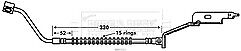 Borg & Beck - BRAKE HOSE - BBH7551 - Fits: Chrysler Voyager IV (RG,RS)