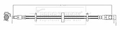 Borg & Beck - BRAKE HOSE - BBH8699 - Fits: Daily VI 2014-16