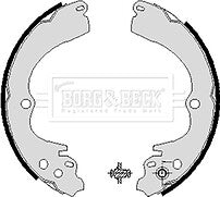 Borg & Beck - BRAKE SHOES - BBS6204 - Fits: Subaru Impreza 93-00