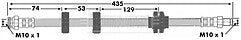 Borg & Beck - BRAKE HOSE - BBH6948 - Fits: Fiat Marea,Lancia Lybra