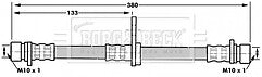Borg & Beck - BRAKE HOSE - BBH6990 - Fits: Honda Accord,Rover 600