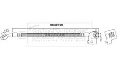 Borg & Beck - BRAKE HOSE - BBH9050 - Fits: i30 Estate/Fastback PDE 2017-