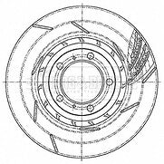 Borg & Beck - BRAKE DISC SINGLE - BBD6159S - Fits: Porsche Panamera(970) 05/11-16