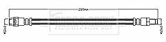 Borg & Beck - BRAKE HOSE - BBH8748 - Fits: BMW 3 Series, 4 Series 2012>