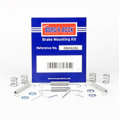 Borg & Beck - FITTING KIT - SHOES - BBK6206 - Fits: Hyundai ix35 01/10-