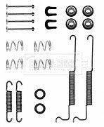 Borg & Beck - FITTING KIT - SHOES - BBK6349 - Fits: "Chevrolet Aveo 15"" 03/11-"