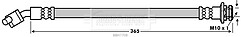 Borg & Beck - BRAKE HOSE - BBH7708 - Fits: Nissan NP300 D22,Pick-up D22