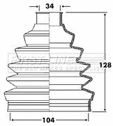 First Line - CV JOINT BOOT KIT - FCB6090 - Fits: Range Rover 2002-on
