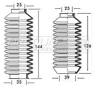 First Line - STEERING GAITER KIT - FSG3074 - Fits: Volkswagen