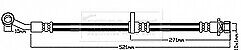 Borg & Beck - BRAKE HOSE - BBH8211 - Fits: Honda Civic VIII(FD,FA) 06-