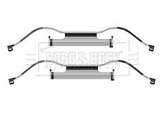 Borg & Beck - FITTING KIT - PADS - BBK1281 - Fits: VW Transporter 04/03-