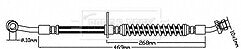 Borg & Beck - BRAKE HOSE - BBH8136 - Fits: Kia Rio 08/05-04/11