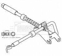 Borg & Beck - BRAKE HOSE - BBH8798 - Fits: 3008 SUV (M_), 5008 II 2016-