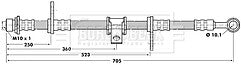Borg & Beck - BRAKE HOSE - BBH6619 - Fits: Rover 600 series,Honda Accord