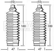 First Line - STEERING GAITER KIT - FSG3001 - Fits: Alfa Romeo