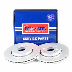 Borg & Beck - BRAKE DISC PAIR - BBD5329 - Fits: Dacia Dokker,Lodgy 11/12-