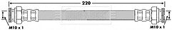 Borg & Beck - BRAKE HOSE - BBH6093 - Fits: Fiat Fiorino,Uno,Multipla
