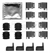 Borg & Beck - FITTING KIT - PADS - BBK1638 - Fits: Mercedes V Class,Vito 03/14-