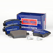 Borg & Beck - REAR BRAKE PADS - BBP2029 - Fits: Citroen C4 Picasso 07-