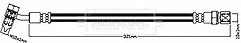 Borg & Beck - BRAKE HOSE - BBH8641 - Fits: JAGUAR XK 96-05