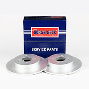 Borg & Beck - BRAKE DISC PAIR - BBD5334 - Fits: Suzuki Swift 1.2 10/10-