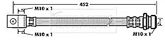 Borg & Beck - BRAKE HOSE - BBH7157 - Fits: Niss Terrano II,Ford Maverick