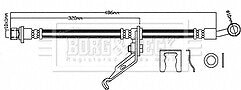 Borg & Beck - BRAKE HOSE - BBH8127 - Fits: Honda Accord 07/08-