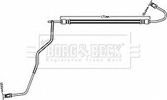 Borg & Beck - BRAKE HOSE - BBH8591 - Fits: RENAULT Laguna III 10/07-