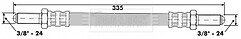 Borg & Beck - BRAKE HOSE - BBH6554 - Fits: Ford Escort I, Jaguar XJ serie
