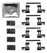 Borg & Beck - FITTING KIT - PADS - BBK1631 - Fits: Mazda 3 07/13-