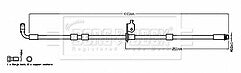Borg & Beck - BRAKE HOSE - BBH8782 - Fits: V90 MkII (235,236) 2016>