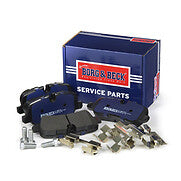 Borg & Beck - REAR BRAKE PADS - BBP1941 - Fits: Land Rover Discovery III 04-