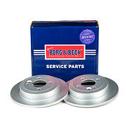 Borg & Beck - BRAKE DISC PAIR - BBD4257 - Fits: BMW Mini one 00-