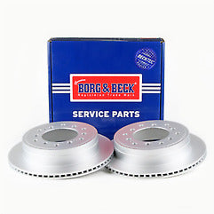 Borg & Beck - BRAKE DISC PAIR - BBD5111 - Fits: Toyota L'Cruiser C'rado 96-09