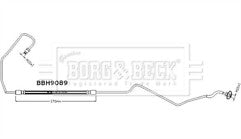 Borg & Beck - BRAKE HOSE - BBH9089 - Fits: 5008 I 2009-2017