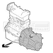 First Line - ENGINE MOUNTING - FEM4196 - Fits: Ford Mondeo 00-07