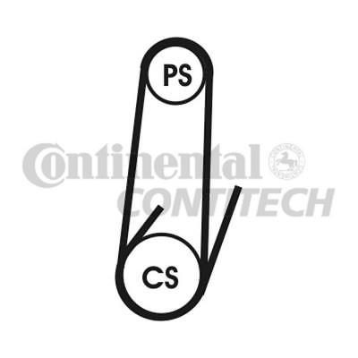 ContiTech - DRIVE BELT - 4PK711ELAST - Fits: Elastic Drive Belt 4PK711