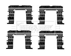 Borg & Beck - FITTING KIT - PADS - BBK1582 - Fits: Nissan Pick-Up (D22) 03/02-08