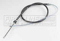 First Line - BRAKE CABLE REAR LH / RH - FKB3876 - Fits: Polo Drum Brakes 2011-
