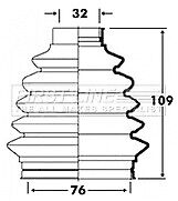 First Line - CV JOINT BOOT KIT - FCB6091 - Fits: Mercedes A class W168