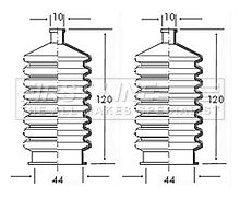 First Line - STEERING GAITER KIT - FSG3015 - Fits: Rover Group